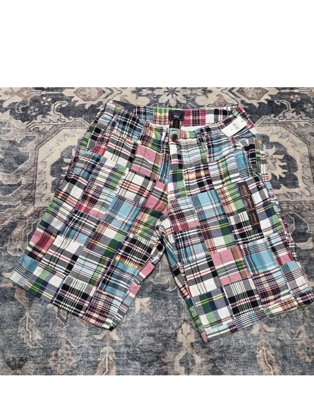 GAP Men’s Multi-Color Madras Plaid  Shorts Sz 29
